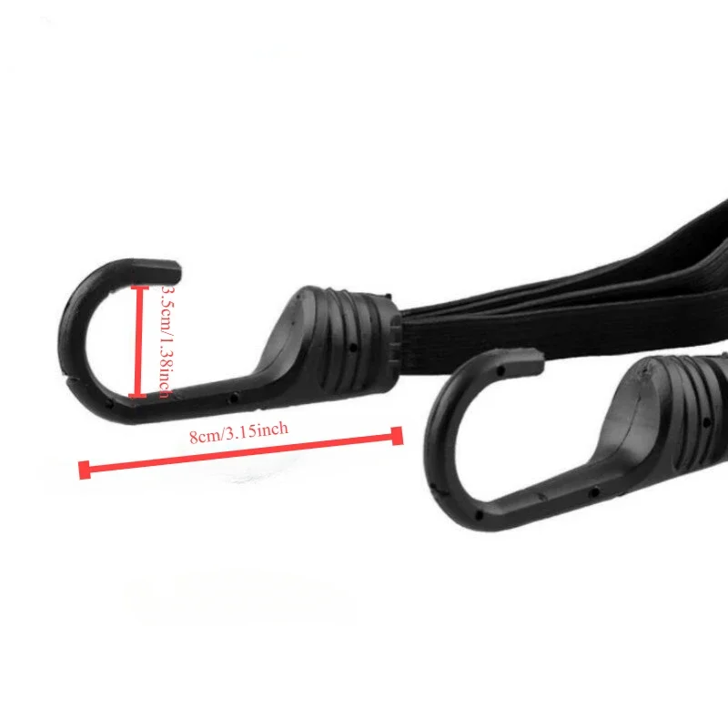 90CM Motorcycle Helmet Straps Motorcycle Accessories Hooks Luggage Retractable Elastic Rope Fixed Strap Motos Helmet Luggage Net