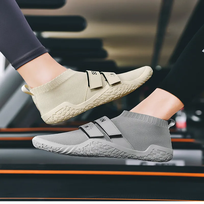Men\'s and Women\'s Weightlifting Deadlift Squat Training Minimalist Barefoot Fitness Shoes Deadlift Shoes Cross Training Shoes