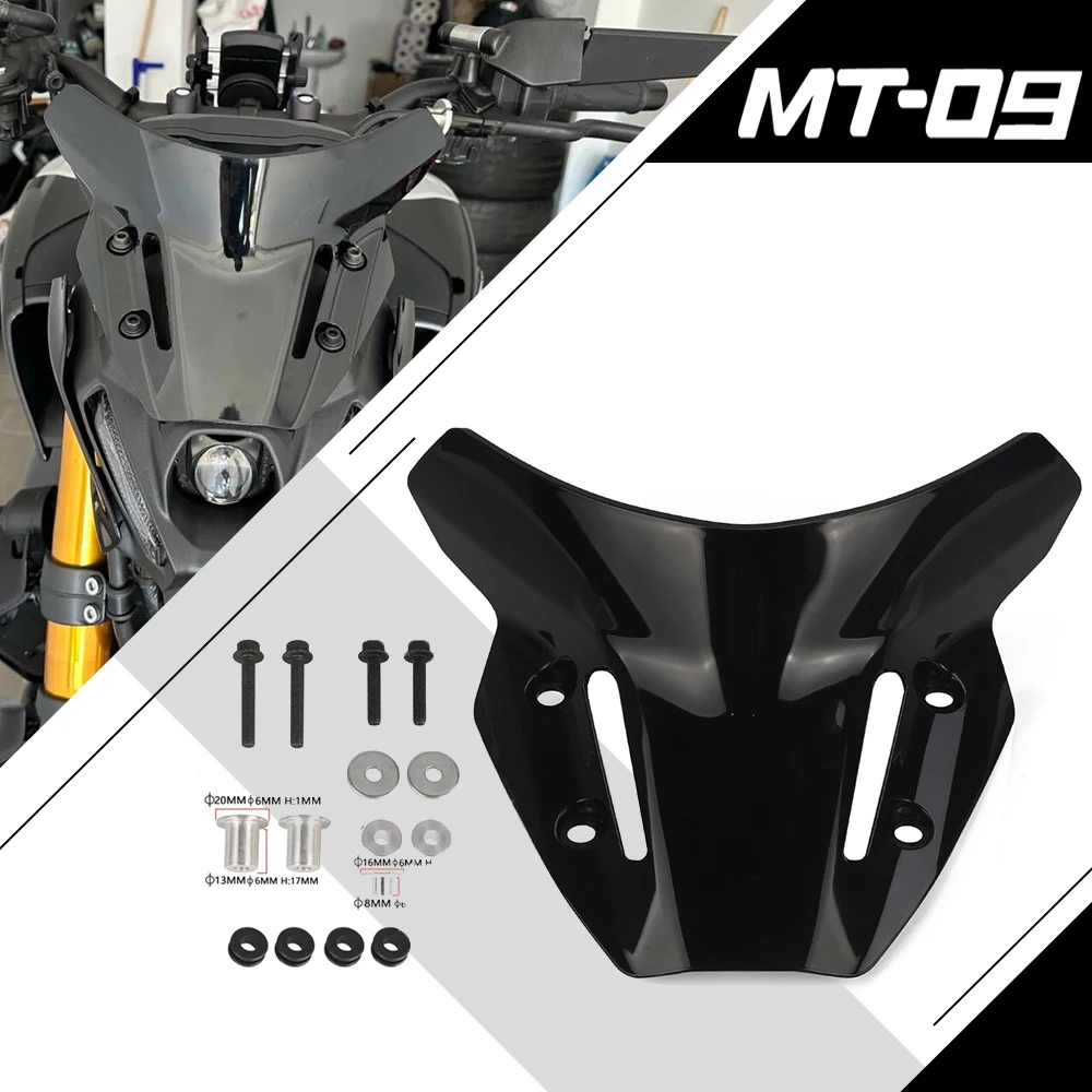 

Защита для лобового стекла мотоцикла YAMAHA MT09 MT 09 MT-09 SP FZ09 FZ-09 FZ 09 2021 2022 2023