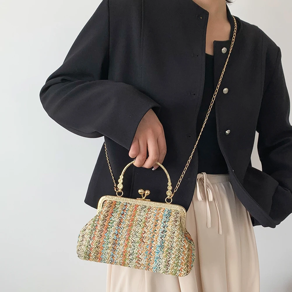 Straw Bag for Women Summer Beach and Vacation