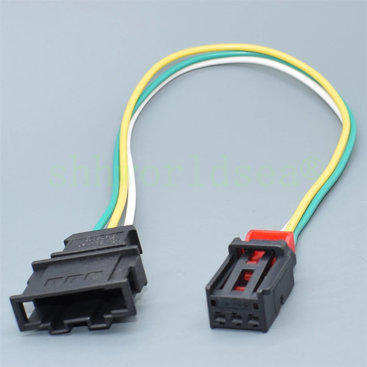 Shhworldsea 3pin 남성-여성 LED 테일 라이트 후면 램프 케이블 어댑터 하네스 3 핀 VW 골프 6 R20 GTI 7N0 972 703
