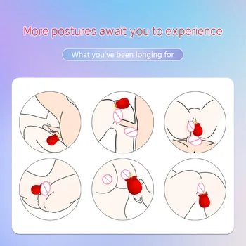 Rose Sucking Vibrator Clitoral Stimulation Sex Toys for Women Nipple Suction Powerful Sexy Toys for Female Masturbators Couples 3