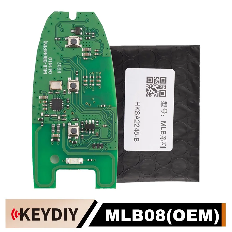 KEYDIY MLB08 434Mhz OEM Solution MLB Smart Key PCB For Audi Style 3 Buttons Universal Smart Remote PCB Board