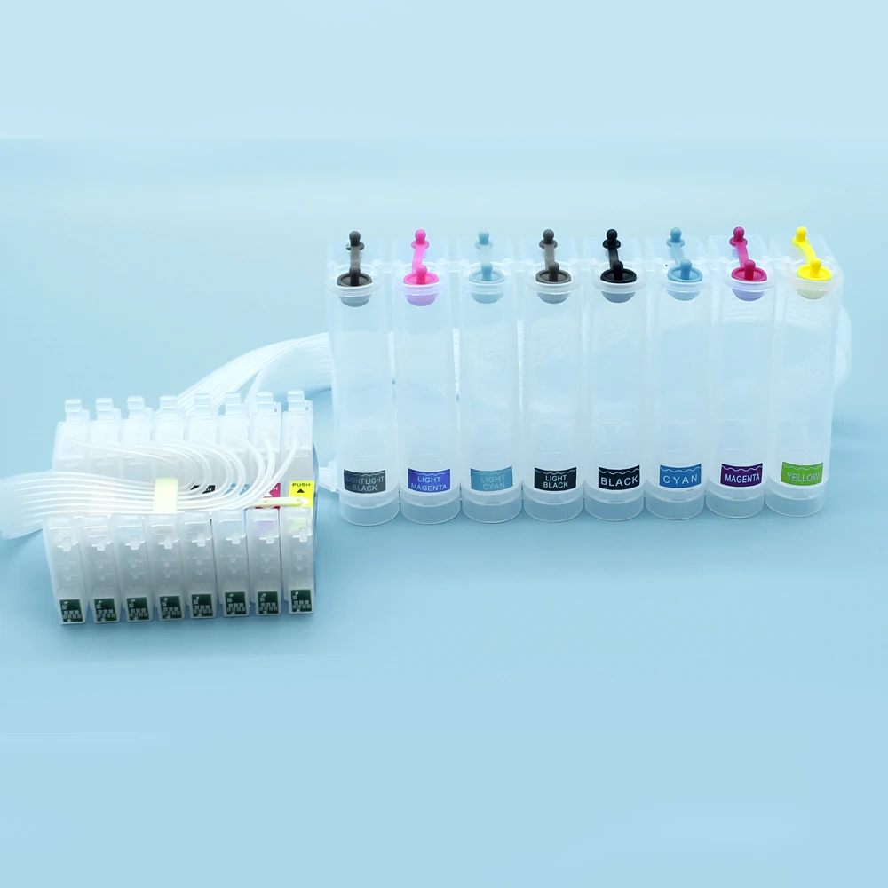 8 Colors ink cartridges T0591-T0599 CISS ink sysytem for Epson Stylus Photo R2400 with ARC Chip printer