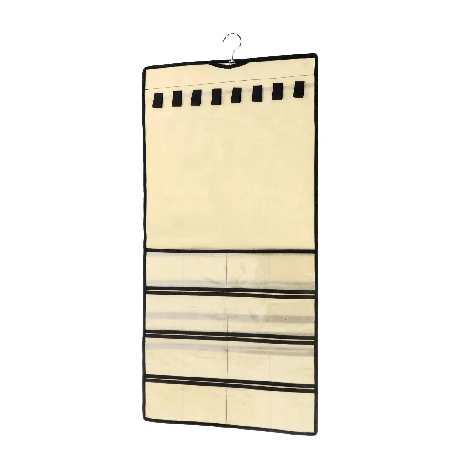 

Hanging Jewelry Organizer Storage Roll Trip Showcase Door Earrings Display