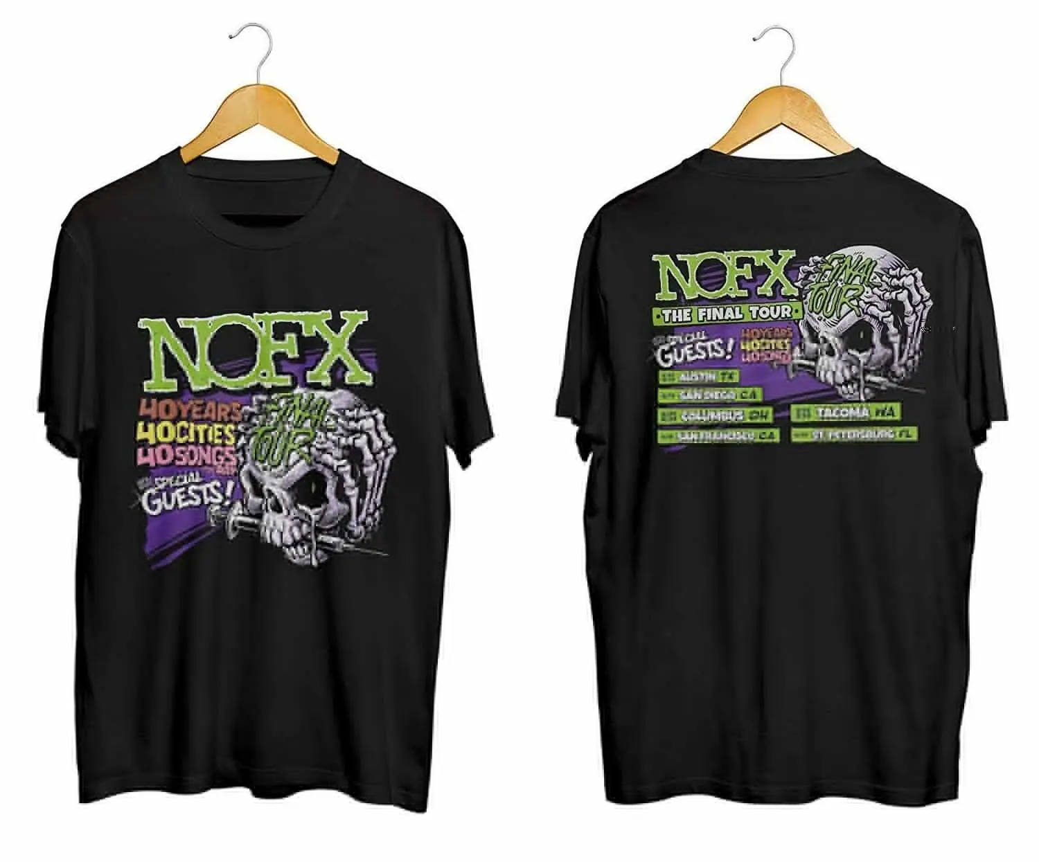 新品未使用 NOFX Allbums Tシャツ Sサイズ Vintage Nofx T Shirt Final Tour 2023 - AliExpress
