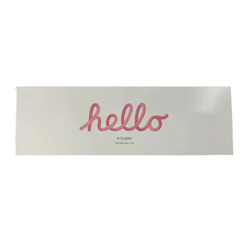 여성용 오리지널 H13 미니 스마트 워치, 블루투스 통화, 나침반 음악, NFC 시리즈, 헬로 3 미니 스마트워치 앨범, 1GB ROM, 1.75 인치, 41mm