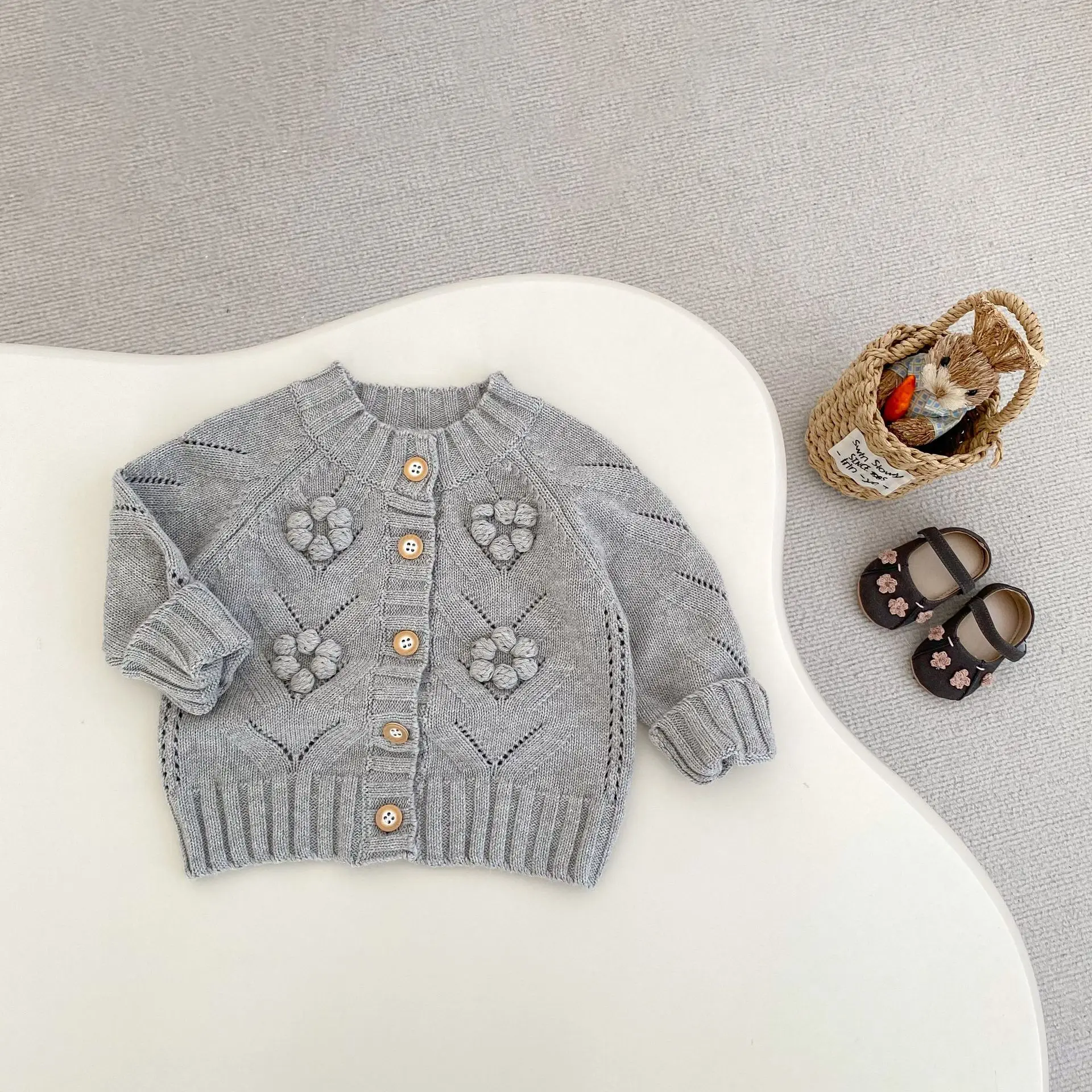 Handmade Baby Girls Knitwear Sweaters