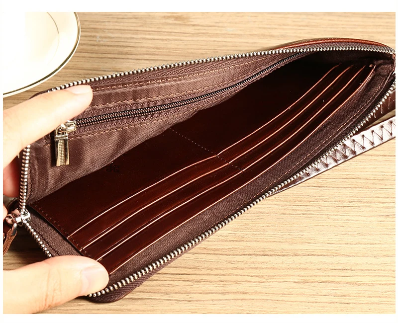 Cowhide Vintage Leather Wallet For Men