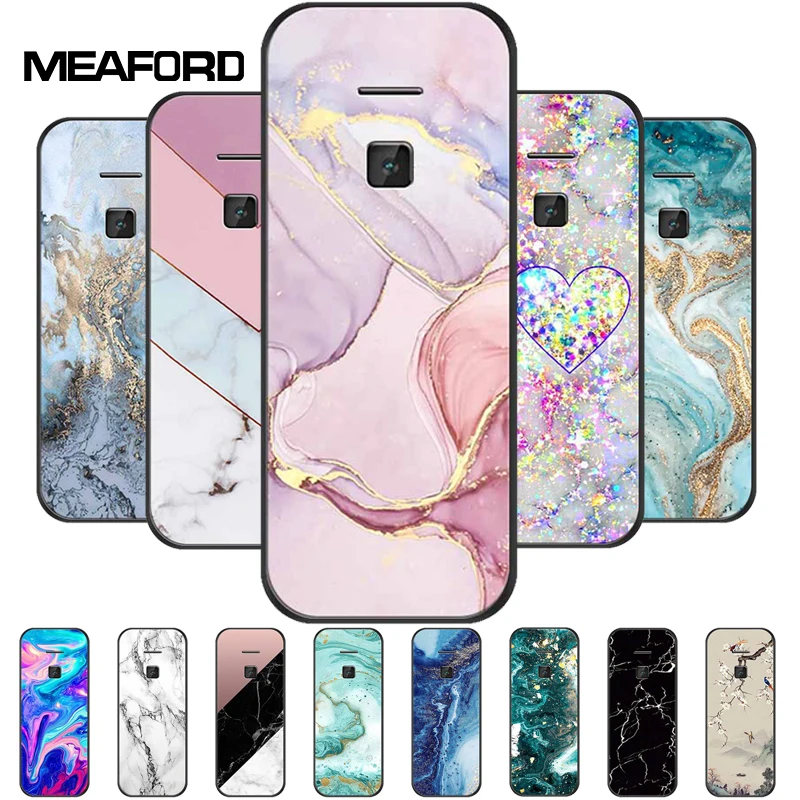 Per Nokia 225 4G Custodie 215 4G Marble Soft Tpu Custodie Posteriori In Silicone Per Nokia 215 4G Cover Protettiva Coque Fundas Nokia225 2.4''