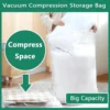 Vacuum Compressed Storage Bags Space-Saving Bedding Organizer Bag for Seasonal Clothing Blanket Toys Storage Home Travel Item 6