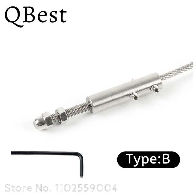 Terminali Per Cavi Ringhiera 1/8 Terminale Ad Occhio In Acciaio Inox T316 Per Cavo 1/8" - Per Ringhiere, Senza Swage Accessori Ringhiere Cavo - Foto 6