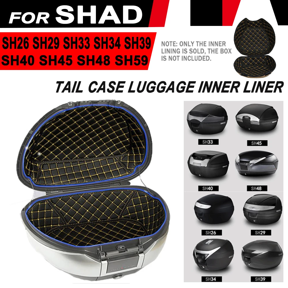 Per Shad Sh26 Sh29 Sh33 Sh34 Sh39 Sh40 Sh45 Sh48 Sh59 Fodera Per Bagagliaio Per Motocicletta Fodera Per Cuscino Portatile A Compressione