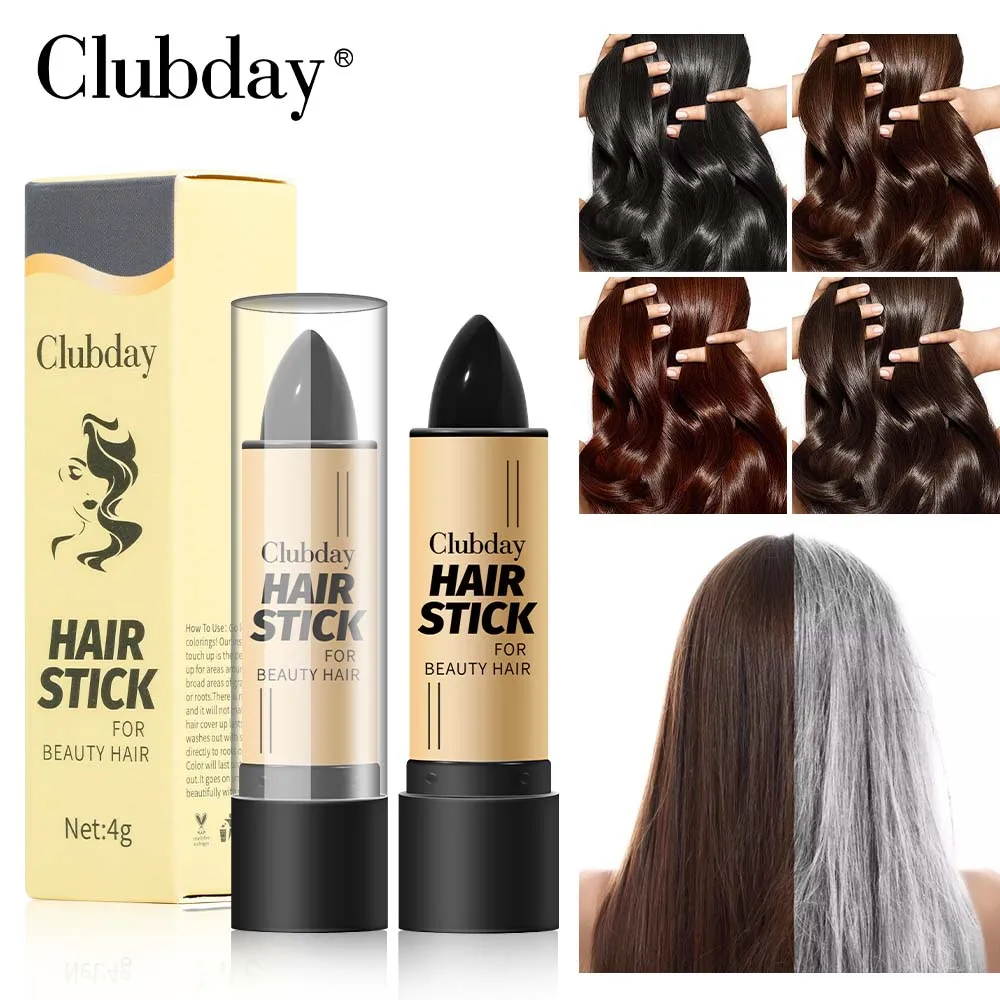 Clubday Hair Dye Cream Disposable Hair Dye Washable Covering White Hair Female Makeup Temporary Hair Dyeing Party Cosmetics doormat washable cream 120x180 cm