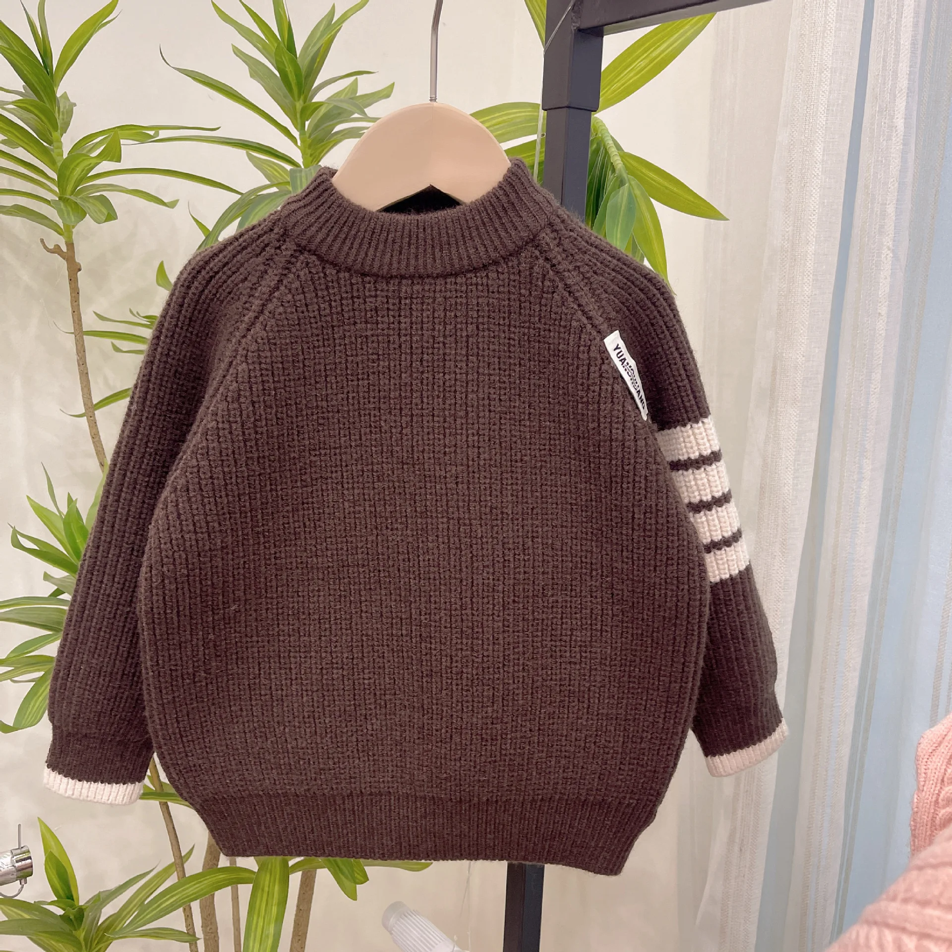 

Boys Knitted Sweaters Winter Children Casual Outerwear Sweatshirts For Baby Pullover Clothing Kids Woolen Sweater Toddler 5 Year