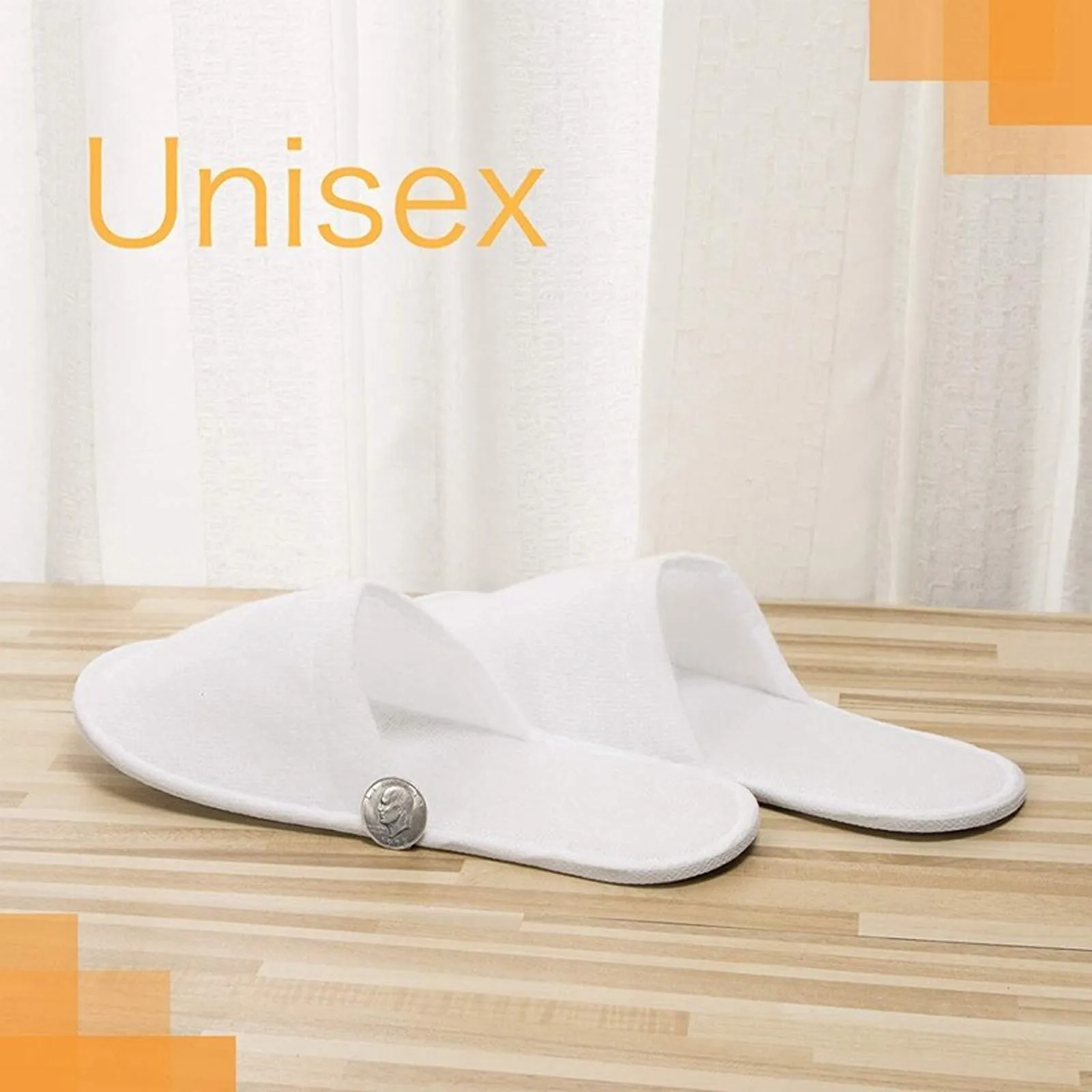 Spa Slippers 10/20 Pairs of Brushed Plush Closed-toe Disposable Slippers for Men and Women Suitable for Families Guest Hotel Tra 6