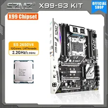  SZMZ X99 Motherboard Low-Power Multi Core Multi Threads Xeon V4 kit Suitable for creators assemble e5 2650 v4 LGA 2011 V3 Set 