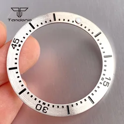 Premium Aluminum Multi - Color Watch Bezel Insert Ring - Wristwatch Replacement Accessory (Silver)