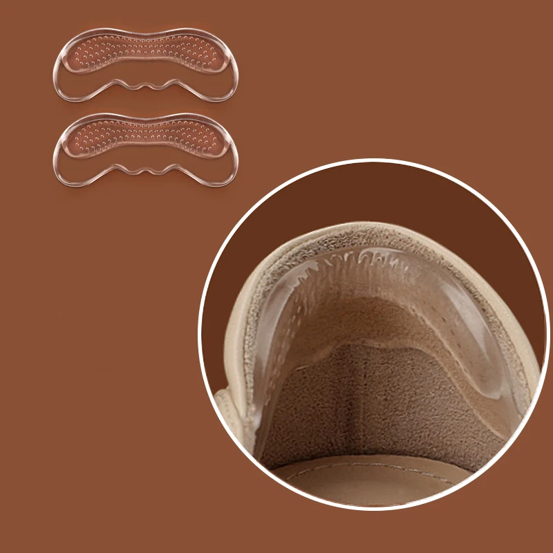 Silicone High Heel Protectors 1 Pairs Shoes High Heel Inserts Women Prevent Blister Anti-wear Pads Feet