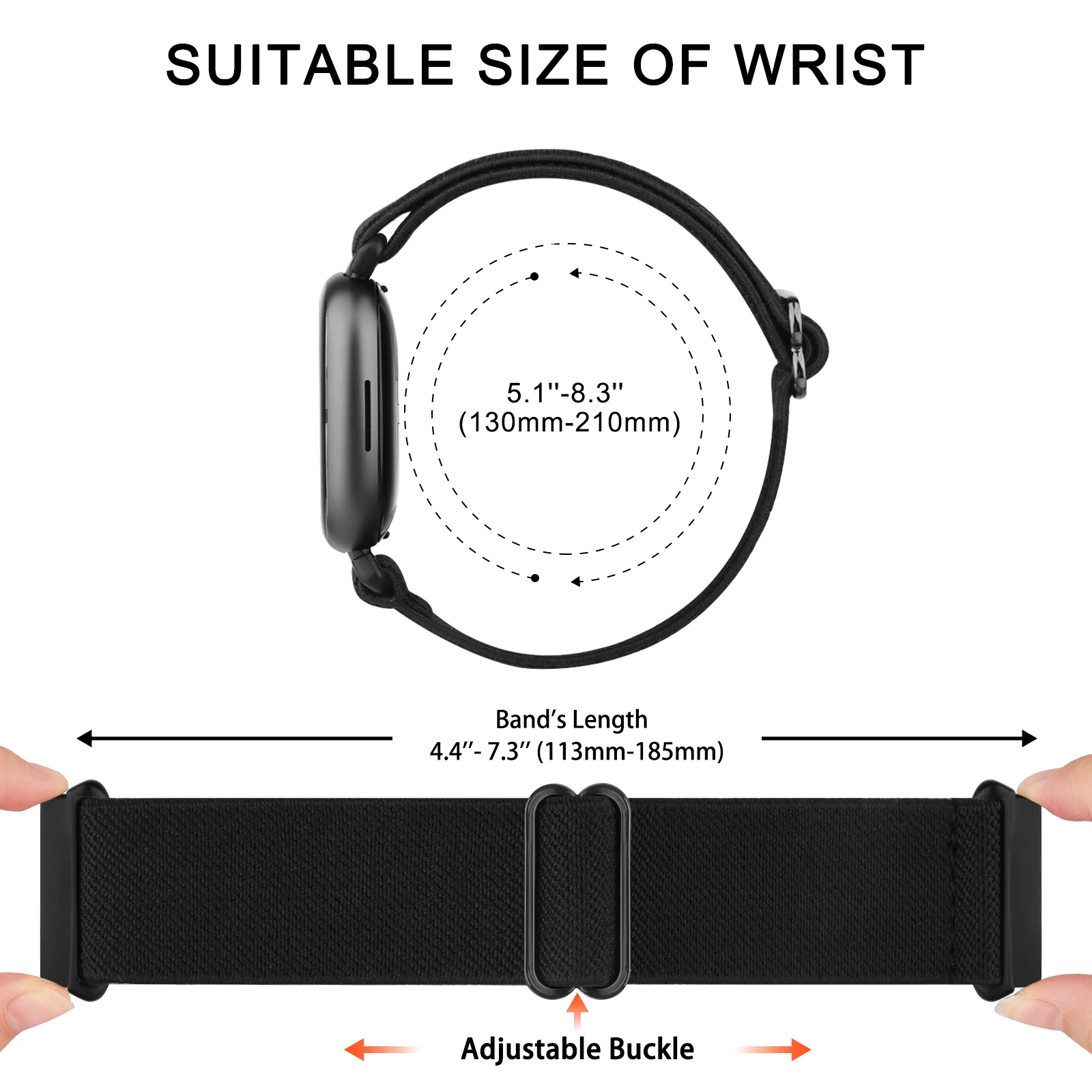 Elastic Nylon Adjustable Sport Strap