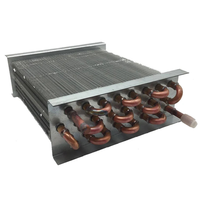 1/4HP fin u0026 tube heat exchanger working for small refrigerations or heat  pump units, without cover and fan u0026 motor - AliExpress