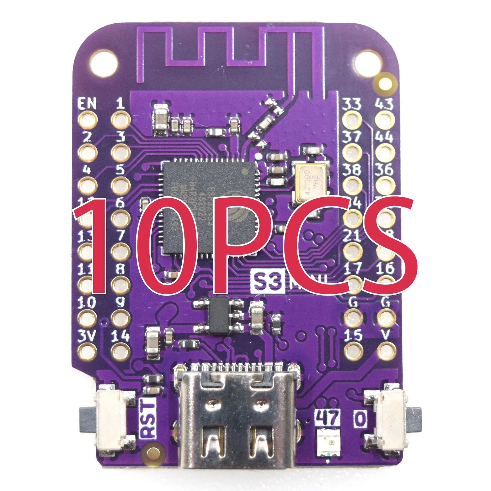 ตัวเลือกสินค้า บอร์ด IOT ESP32-S3 4MB Flash 2MB PSRAM - บอร์ดพัฒนา WIFI/Bluetooth