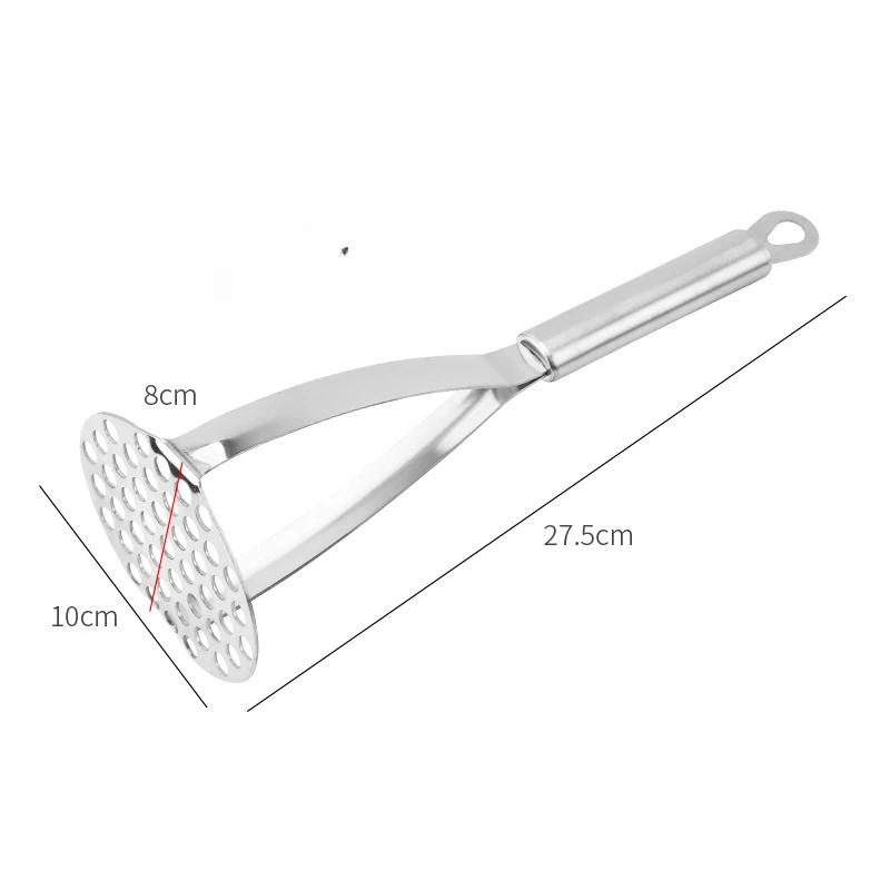 Stainless Steel Mud Press Household Potato Press Potato Manual Masher Multifunctional Kitchen Tool