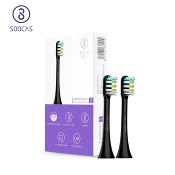 오리지널 SOOCAS 교체 칫솔 헤드, 소닉 전동 칫솔 헤드 노즐 제트, 스마트 칫솔, X3 X1 X5