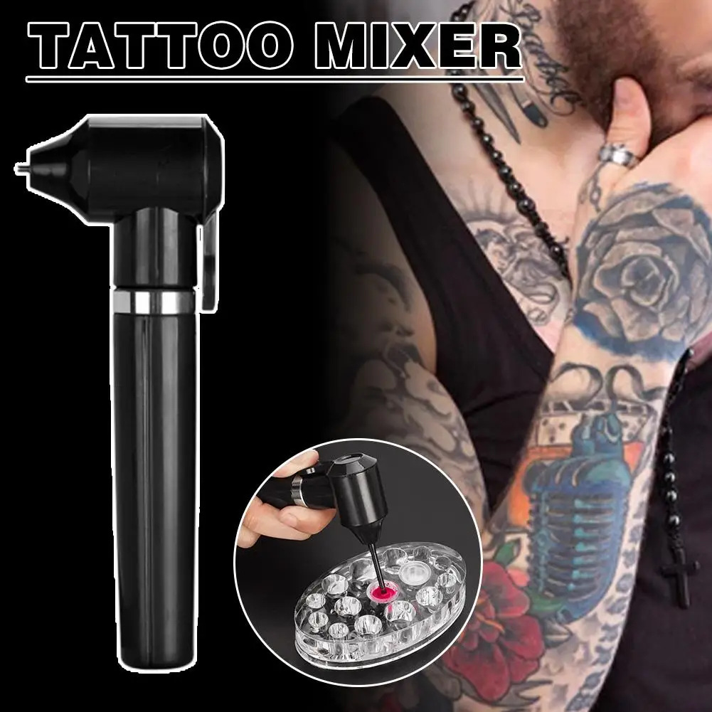 

Tattoo Color Mixer Vibrating Pigment Nail Glue Liquid For Electric Tattoo Color Mixing Bar Coloring Auxiliary Ink Mixing D4Q4