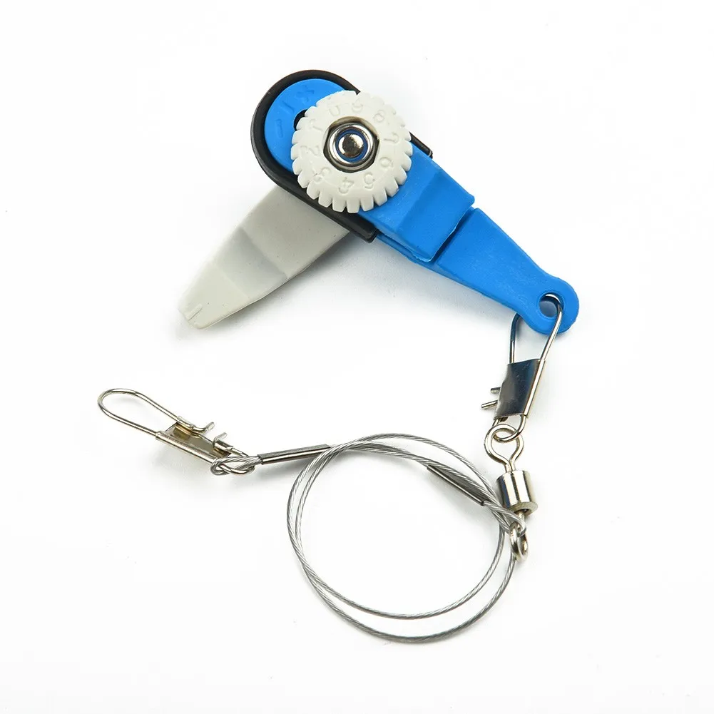 Clip Di Rilascio Della Fibbia Di Pesca In Mare Clip Di Rilascio Downrigger Clip Per Barca Rilascio Downrigger Traina 6.2*1.9*2.6Cm Adattabile Blu + Bi