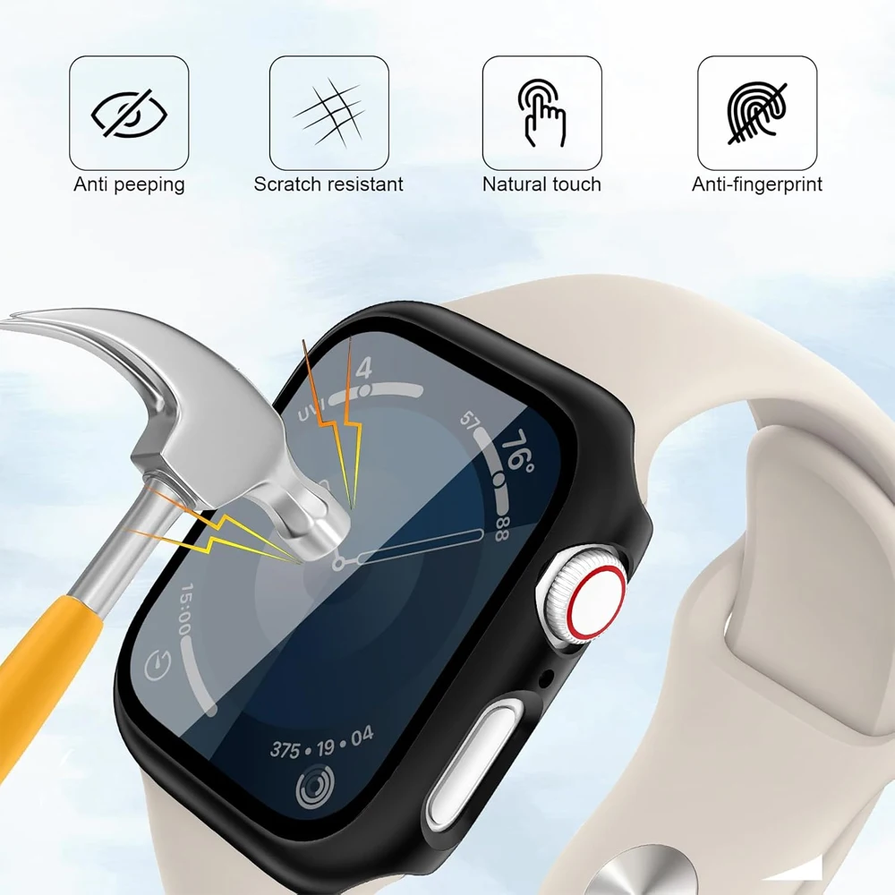 Enhanced Privacy Tempered Glass Protective Case
