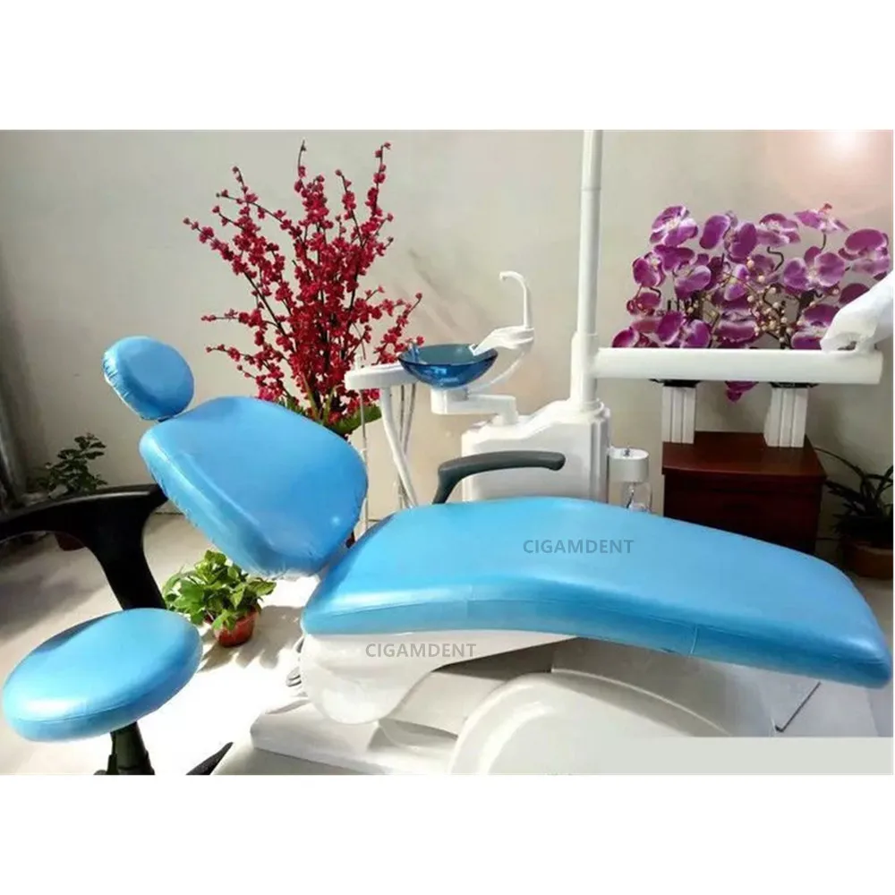 DentalUnitChairCoverSeatSleevesChairPartsProtectorDentistStoolCushionPuLeather