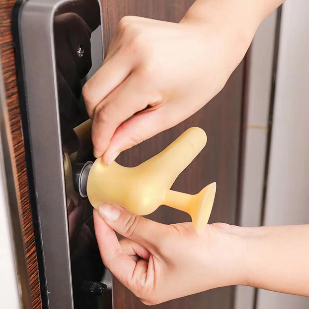1PC Silicone Door Handle Anti-Collision Sheath Children door handle covers
