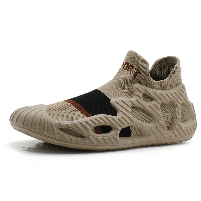 

2023 Men's Sneaks Shoes Men's Brand Tennis Shoes Trend Breathable Soft Sole Men's Ankle Boots Socks Shoes Fashion Casual Shoes