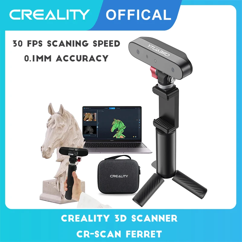 Creality CR Scan Ferret Handheld 3D Scanner 30 FPS Scaning Speed 0.1mm