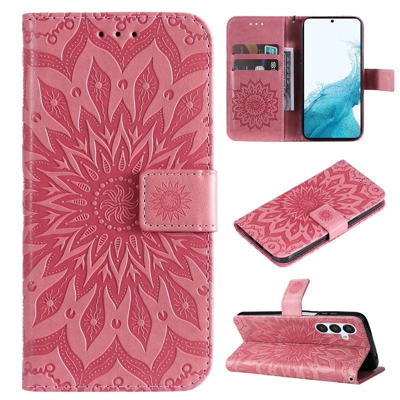 Suower-funda de cuero con tapa para teléfono Samsung Galaxy, carcasa trasera con ranura para tarjetas, A54, A14, A34, A24, A04E, A04S_voghion.com