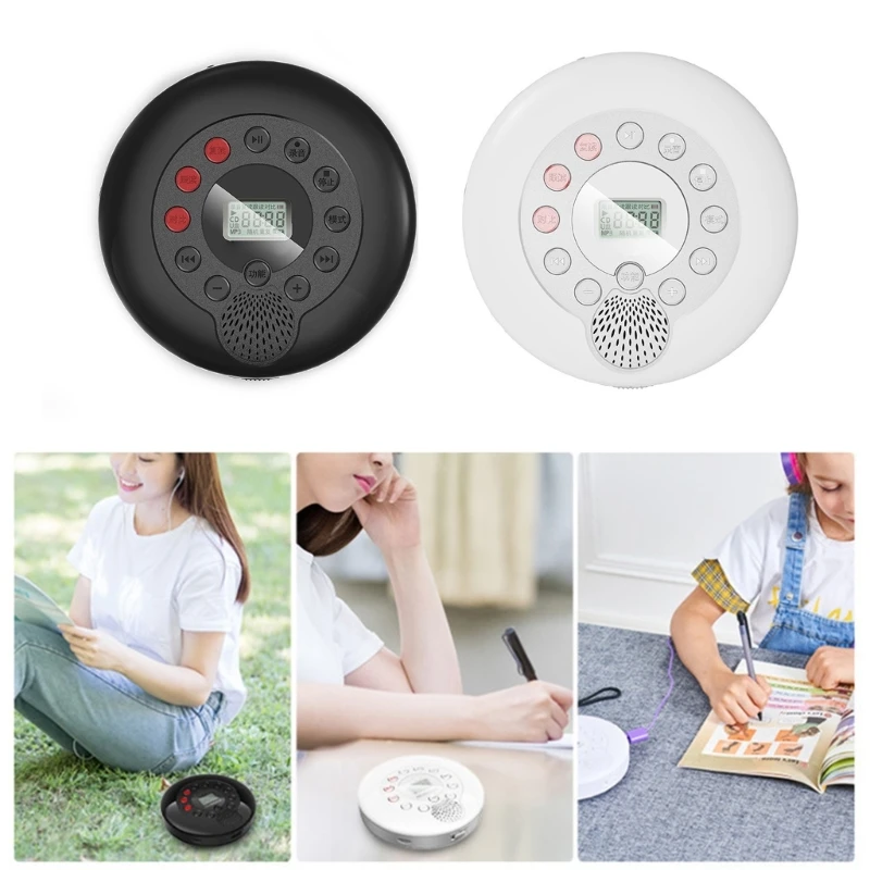 

Round Shaped Player Portable Headset HiFi Music Reproductor for Students Kids