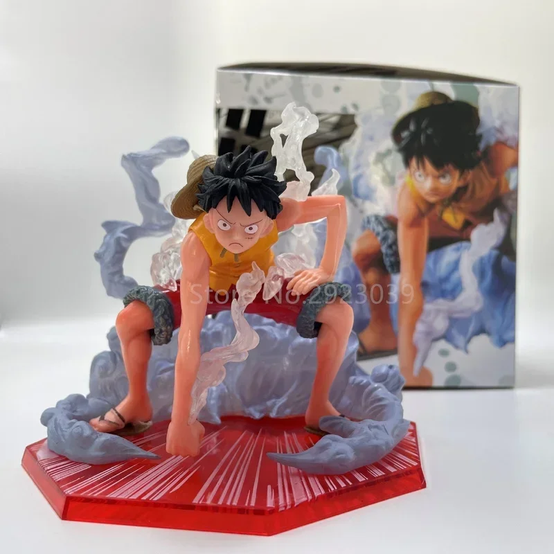 

13cm One Piece Action Figure Monkey.d.luffy Anime Action Figure Second Gear Battle Luffy Figure Pvc Model Anime Lover Collection
