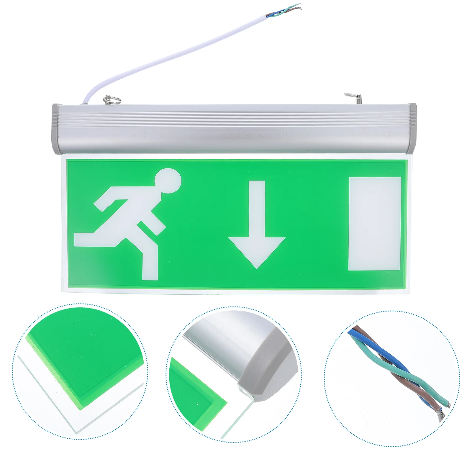 

Security Light Evacuation Signs Exit Direction Batteries Emergency Marker Lights