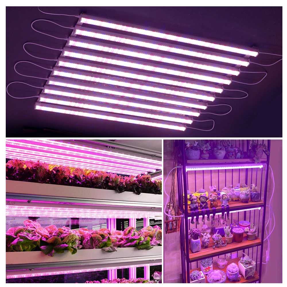 LED Grow Light Bar SMD2835 AC100-265V For Plants Fruit Trees Full Spectrum Veg Flowers