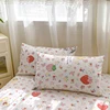 2025 New Bed Hat Print Cartoon Water Clouds Cotton Bedspread Student Mattress Cover Skin Friendly Full Wrap with Elastic Sheet 3