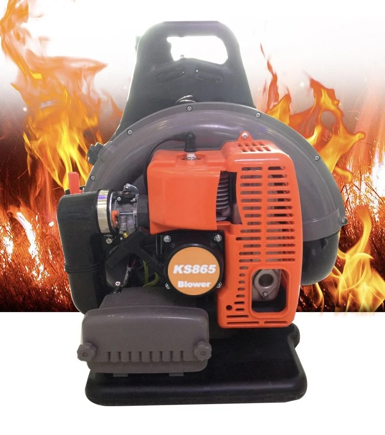 Snow Blower Petrol Leaf Blower KS865 68cc Two Stroke Backpack Wind Fire Extinguisher Gas Air Blower Wireless 2