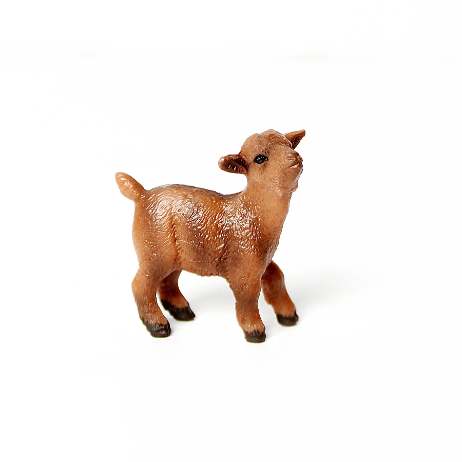 White Alpaca Llama Figurine 6