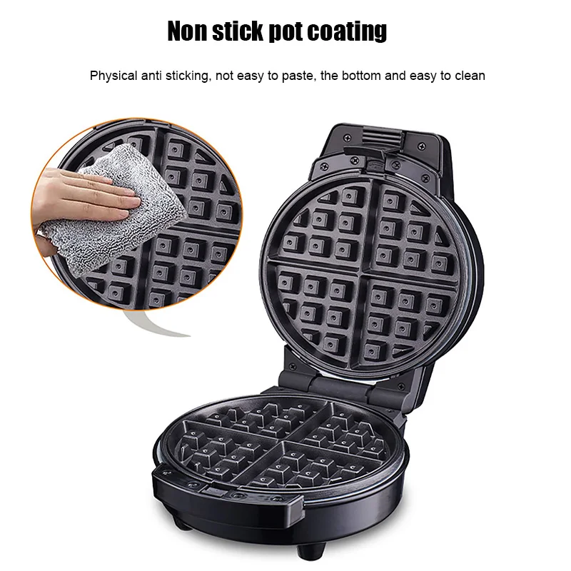 3in1 Exchangeable Waffle Sandwich Donut Maker Non-Stick Multi-Function Electric Breakfast Cake Baking Machine