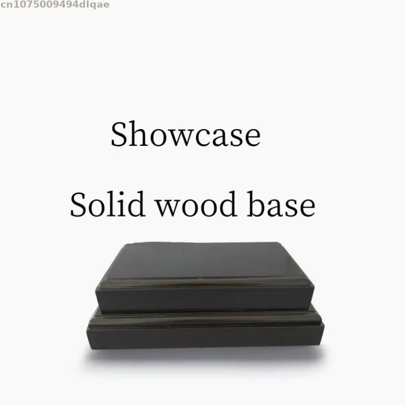 Solid Wood Display Stand Garden Flowerpot Bonsai Decoration Rack Mini Handicrafts Sculpture Collection Ornament Storage Stand