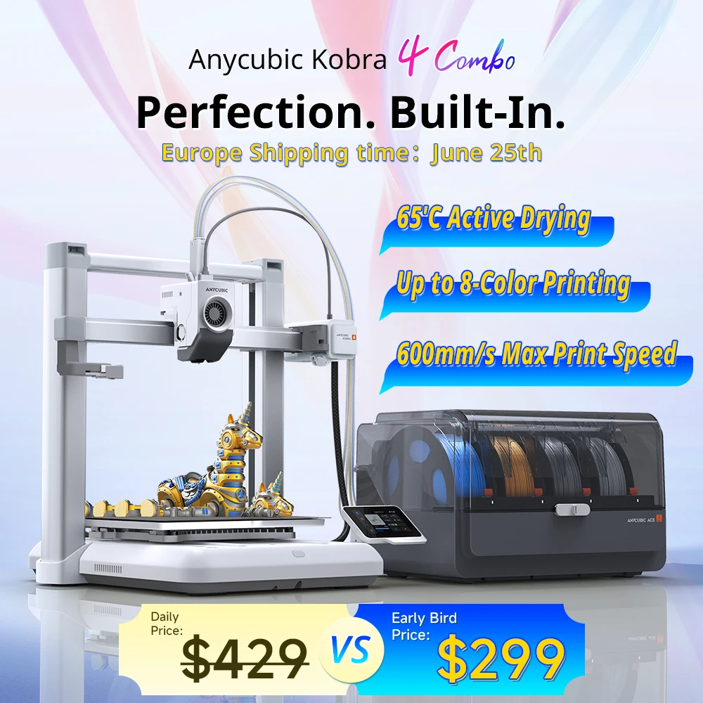 ANYCUBIC Kobra 4 Combo Drukarka 3D z EU za $308.67 / ~1148zł ANYCUBIC Kobra 4 Combo Drukarka 3D z EU za $308.67 / ~1148zł