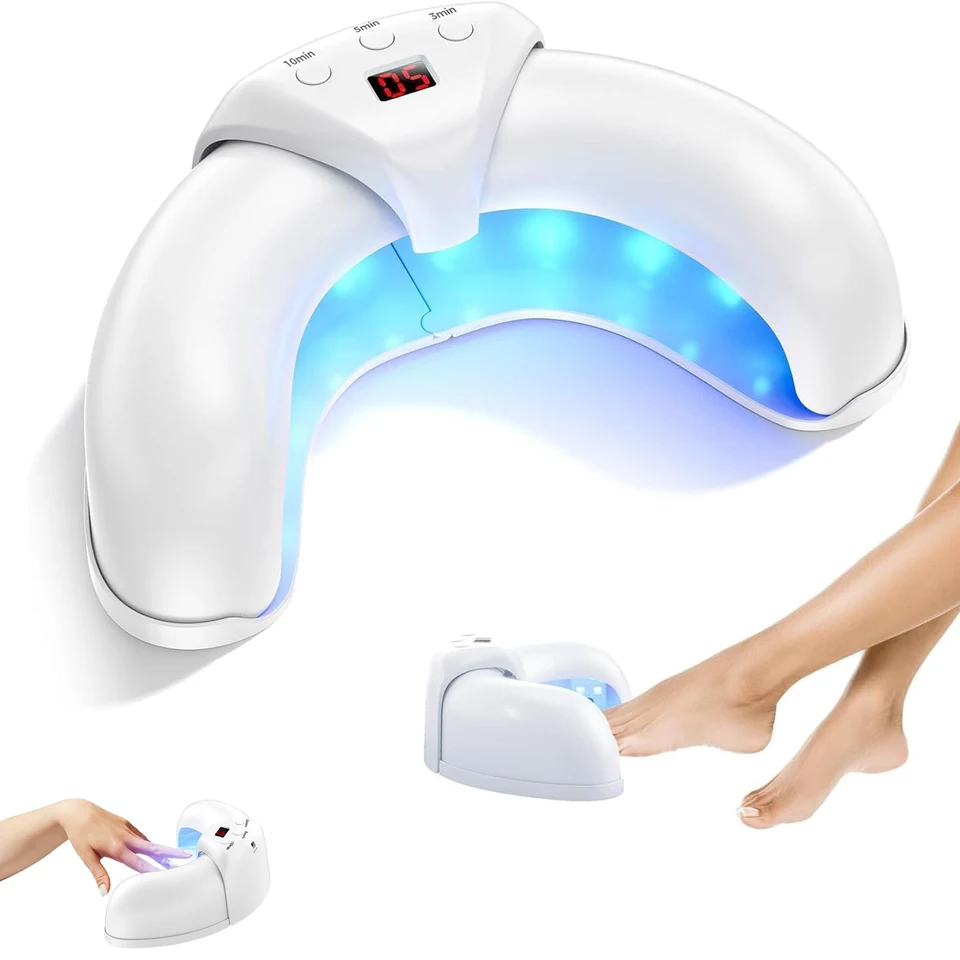Nagellaserbehandelingsapparaat voor reparatie van teen- en vingernagelschimmel. Behandeling van onychomycose (nagelschimmel). Effectieve genezingsmachine voor het verwijderen van schimmels._voghion.com