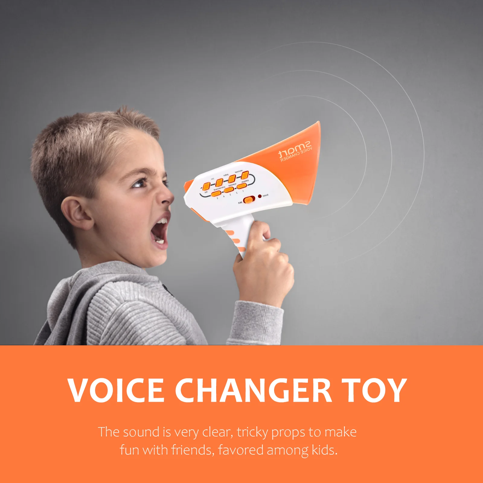 Voice Changer Toy Megaphone Kids Cosplaymicrophone Change Prank Speaker Kid Party Ticky Child Fart Machine Toys Multi Funny 2