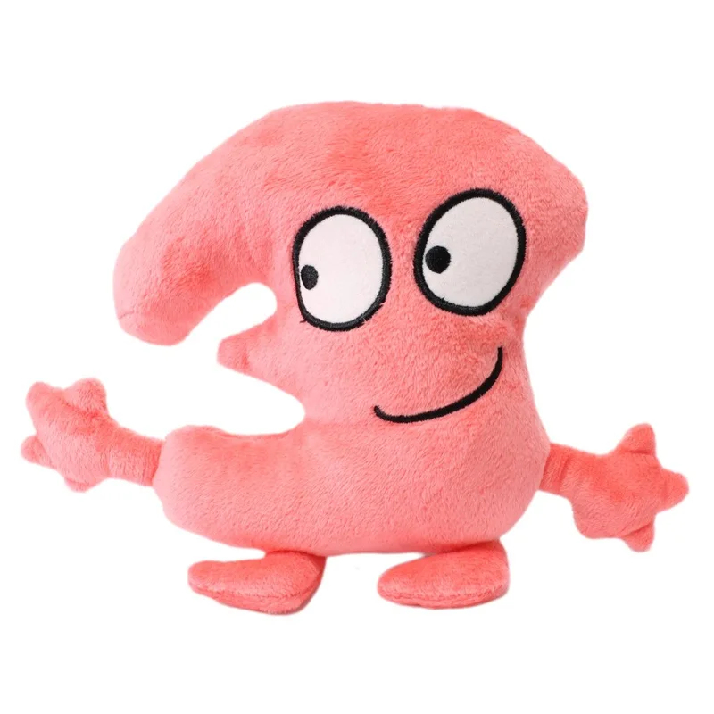 thumbnail image 1 of Juguete de peluche con forma de reloj y botón, diseño de bola de gofre, ventilador eléctrico, almohada de peluche, regalo para niños, 30 estilos, uno, dos, cuatro, x, seis, 1 of 5