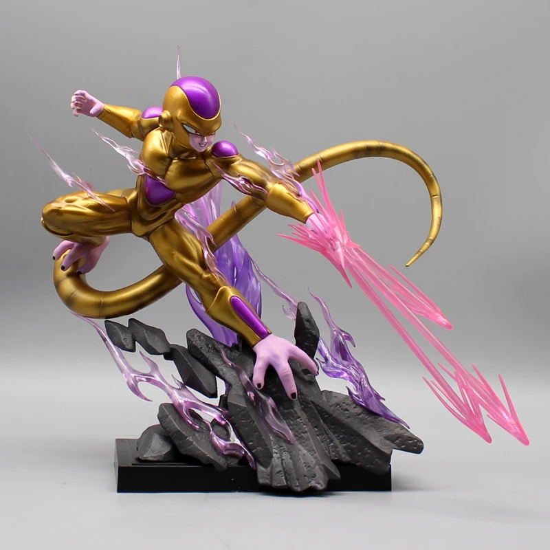 

New Dragon Ball Frieza Gk Spend Two Rounds Black Gold Gold Frieza Villain Collect Figures Animation Peripheral Model Ornaments